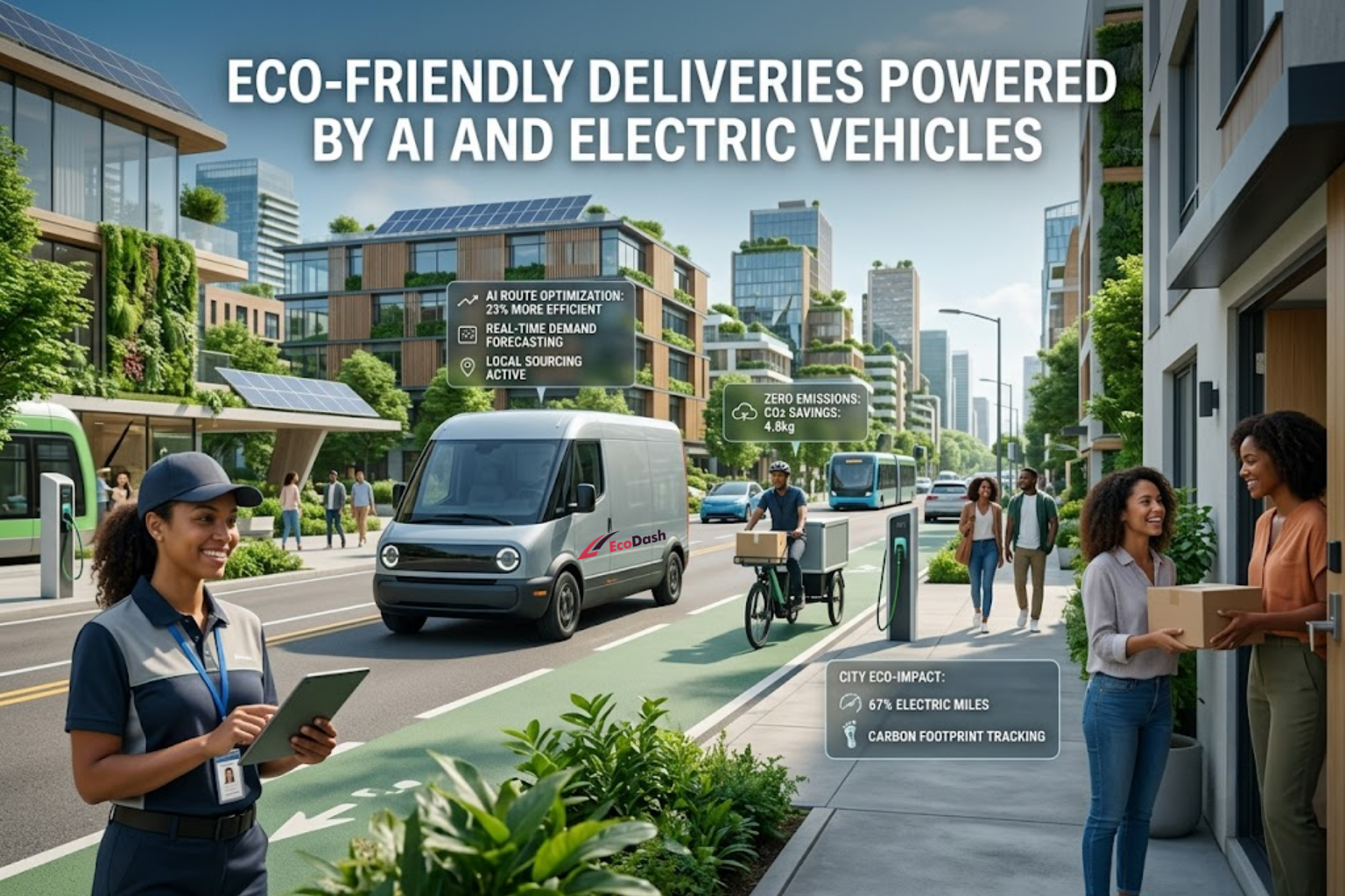 Eco-Friendly Deliveries Powered by AI and Electric Vehicles